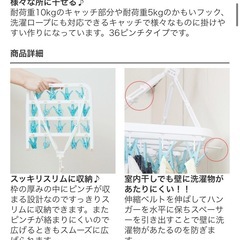 角ハンガー　小物用ハンガー　小物干し　ニトリの画像
