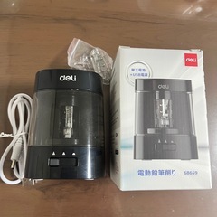 動作確認のみ 鉛筆削り 電動 電池 USB 替刃付の画像