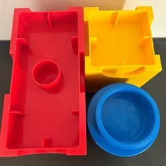 レゴ (LEGO)ストレージボックス ブリック マルチパック3セット ミックス (レッド, ブルー,イエロー)の画像