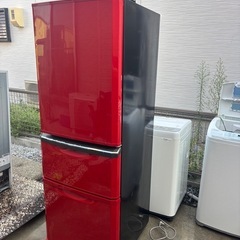 三菱335L冷蔵庫の画像