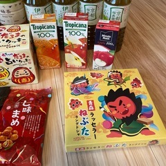 おまとめ品　お茶　ジュース　クッキー　お煎餅の画像