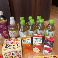 おまとめ品　お茶　ジュース　クッキー　お煎餅の画像