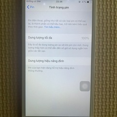 iPhone6 64gb バッテリー100%の画像