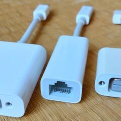 【配送可】美品 Apple Mac 純正 アダプタ A1307、A1433, HDMIの画像