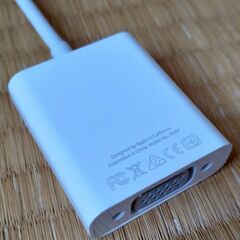 【配送可】美品 Apple Mac 純正 アダプタ A1307、A1433, HDMIの画像