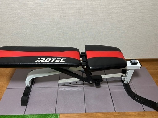 アイロテック　マルチポジションベンチ　各種アタッチメント付き