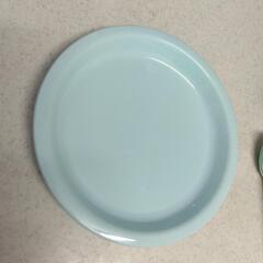 食器セット　3セット　プラスチック製　まとめ売り　水色の画像