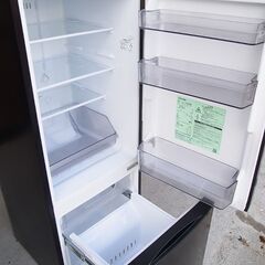 TOSHIBA 東芝 ノンフロン冷凍冷蔵庫 GR-U15BS 2022年製  2ドア 153L  ブラック の画像