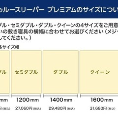 決まりました。トゥルースリーパー　プレミアケア　セミダブルの画像