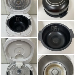 R731 ☀️ SHARP 炊飯ジャー 3合炊き 21年製 KS-CF05B ⭐ 動作確認済 ⭐ クリーニング済の画像