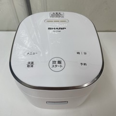 R731 ☀️ SHARP 炊飯ジャー 3合炊き 21年製 KS-CF05B ⭐ 動作確認済 ⭐ クリーニング済の画像