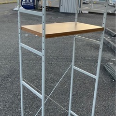 【中古品】洗濯機ラック 冷蔵庫ラック 収納家具 ランドリーラック レンジラック キッチン 洗面所 収納の画像