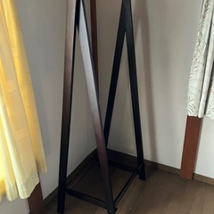 【9/12迄】ハンガーラック　木製　ブラウン　※取りに来て頂ける方の画像