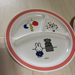 ミッフィーお皿2枚セットの画像