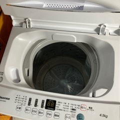 【ジモティー割】ハイセンス 2021年製 4.5kg 洗濯機の画像