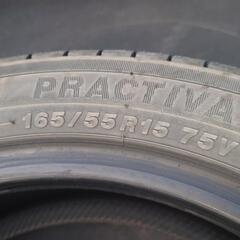 中古タイヤ　165/55R15  YOKOHAMA　PRACTIVAの画像