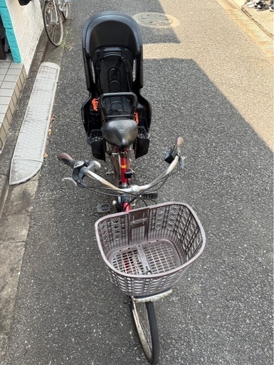パナソニック　
電動アシスト　自転車　子供乗せ　後ろ