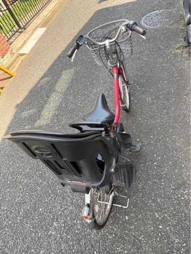 パナソニック　
電動アシスト　自転車　子供乗せ　後ろ
