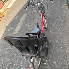 電動アシスト　自転車　子供乗せ　後ろの画像