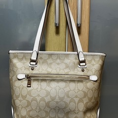 COACH トートバッグ シグネチャー F58294 ショルダーバッグ PVC コーチの画像