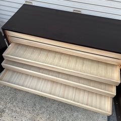 黒檀調 京造り 総桐たんす 着物たんす 着物入れ 中古品 の画像