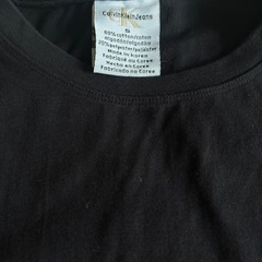 希少品！Calvin Klein Jeans 半袖Tシャツ 黒　Sサイズの画像