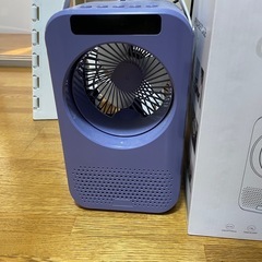 【取引進行中】取手付き卓上扇風機　ミスト機能付きの画像