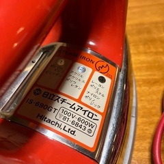 レトロ スチームアイロンの画像