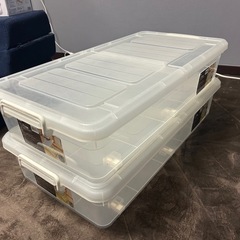 ベッド下収納用ボックス（2個）の画像