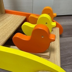 手押し車　カタカタ　木製　ニチガンの画像