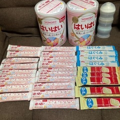 粉ミルク3種類の画像
