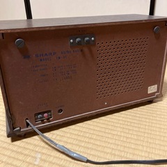 レトロ トランジスタラジオの画像