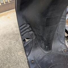 レッツ2　原付スクーター　ca1ka　実働　自賠責R10.8月まで有　割れ傷多数　の画像