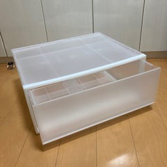 無印　収納ケース　横型 幅55 奥行44.5cmの画像