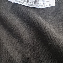 ZARA (S) Tシャツ カットソー ブラック系　半袖の画像