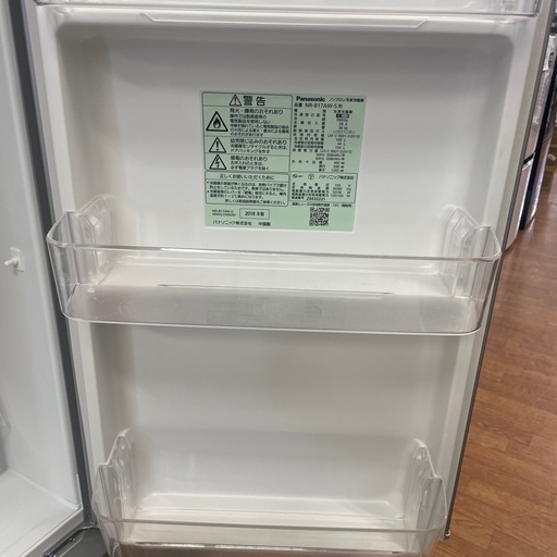 2ドア冷蔵庫