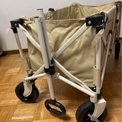 DOD フォールディングキャリーワゴン ベージュ の画像