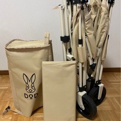 DOD フォールディングキャリーワゴン ベージュ の画像