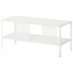 IKEA BAGGEBO テレビ台 ラック ホワイトの画像