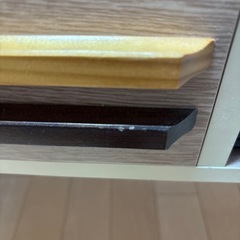 【引取日程要相談】ローテーブル　白基調　北欧の画像