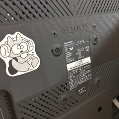 SHARP テレビの画像