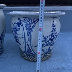 プランター　陶器2個セットの画像
