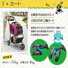 ペットカート 小型犬用の画像