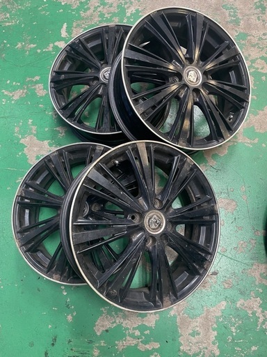 軽用16インチアルミホイール4枚　16×5J+45 100 4穴