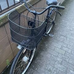 リサイクルショップどりーむ荒田店　No465 自転車　シティサイクル　２６インチ　ギア切り替え不可　５速固定　LEDオートライト付きの画像