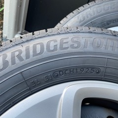 【お話し中】新車外し　145/80r13 ブリヂストン　エコピア　　ほぼ未使用の画像
