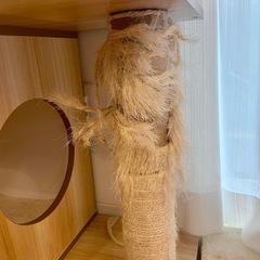 木製　キャットタワーの画像