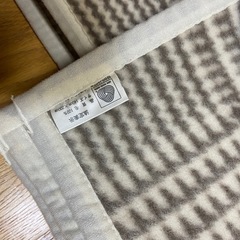 WOOL毛布 シングル2枚
の画像