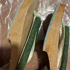 浴衣　下駄　若草色　グリーンの画像