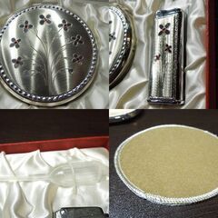 レトロ 長期保管品 Pink Lady コンパクト&アトマイザー セット 化粧道具 メイク オブジェ レタパ可 札幌市 新道東店の画像